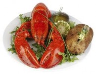 Lobster Dinner Special on the Beach